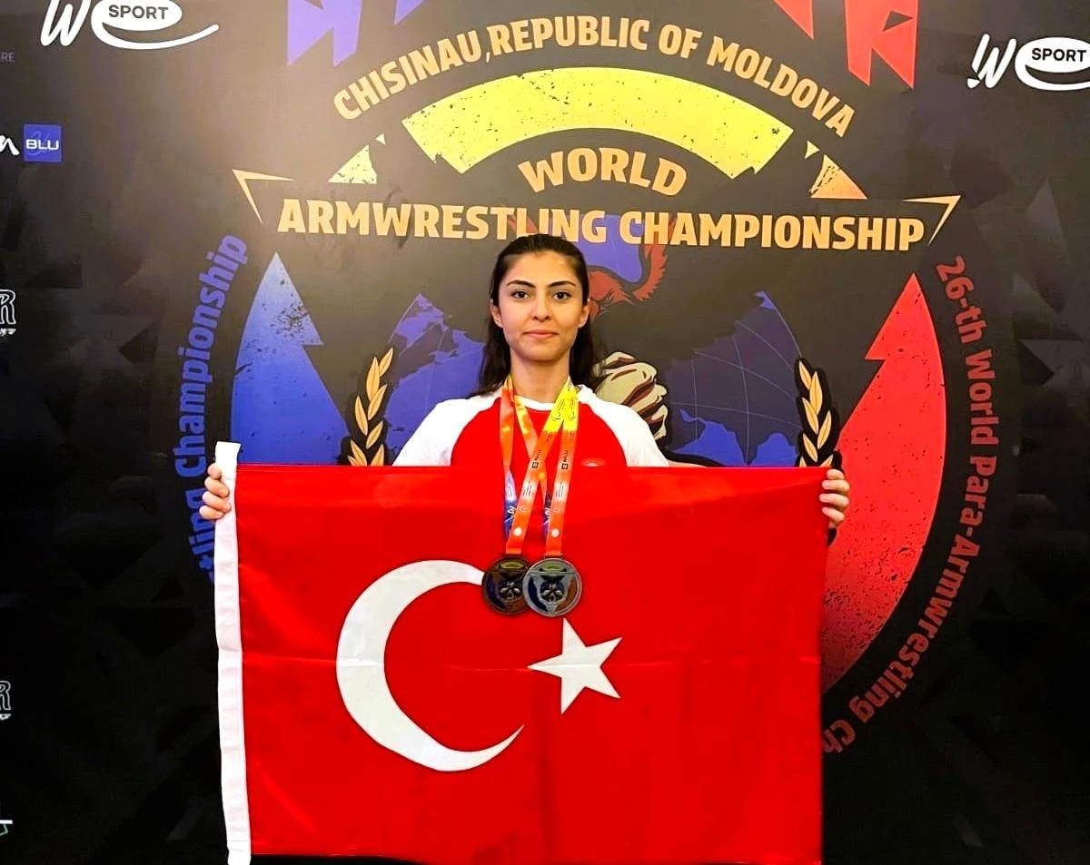 Çivrilli Petek Çavdar Dünya Bilek Güreşi Şampiyonasında Gümüş Madalya Kazandı