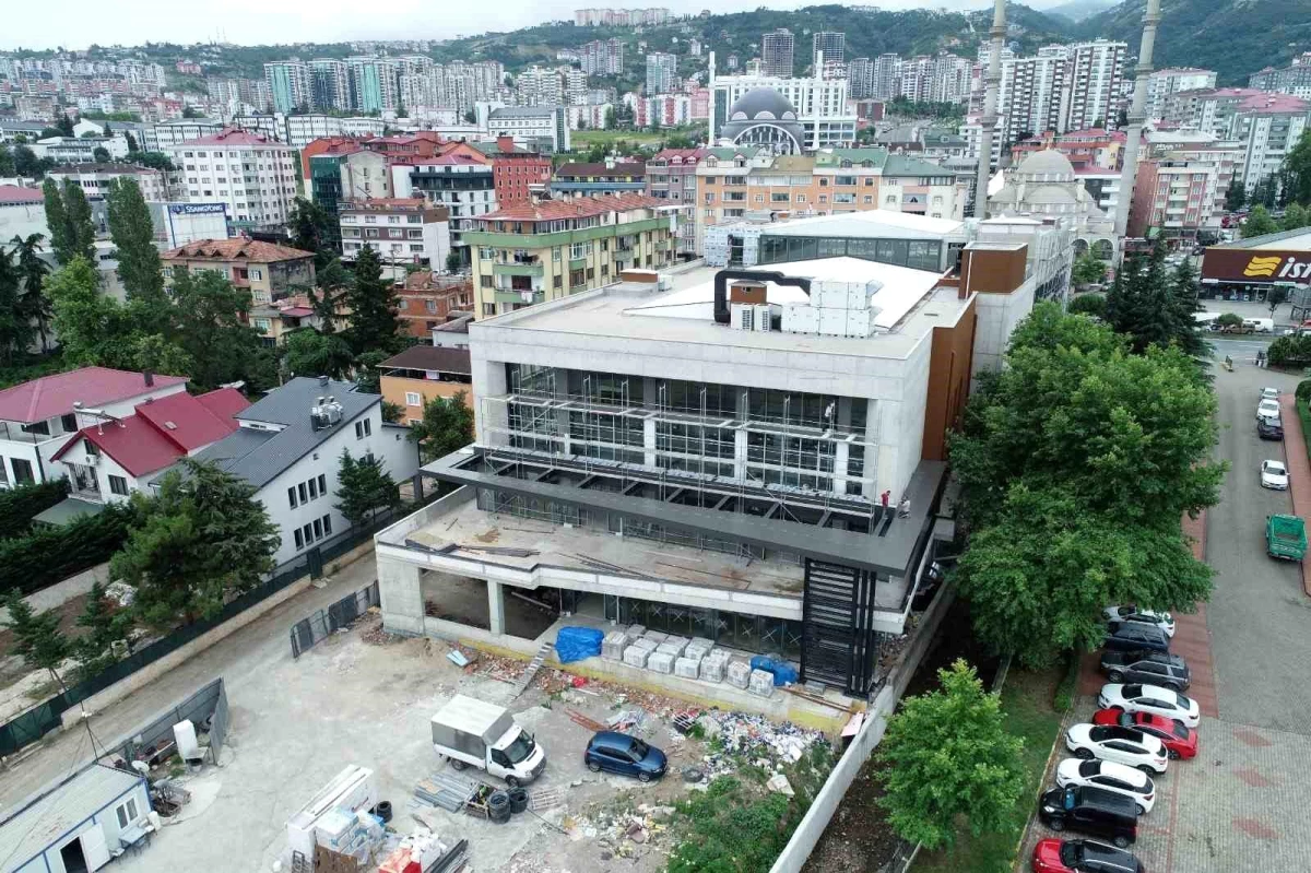 Trabzon’da Söğütlü Kültür Merkezi İnşaatı Tamamlanmak Üzere