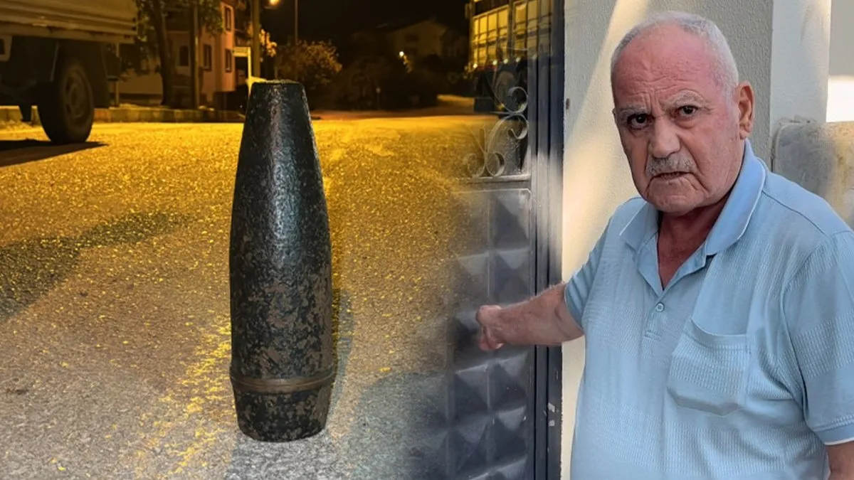 Türkiye bu olayı konuşuyor! Evinden top mermisi çıkan adamdan şok sözler: Ceviz kırmak için…