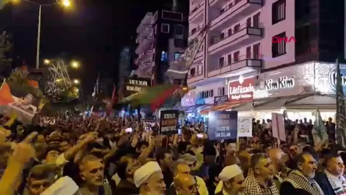 Diyarbakır’da Gazze Protestosu