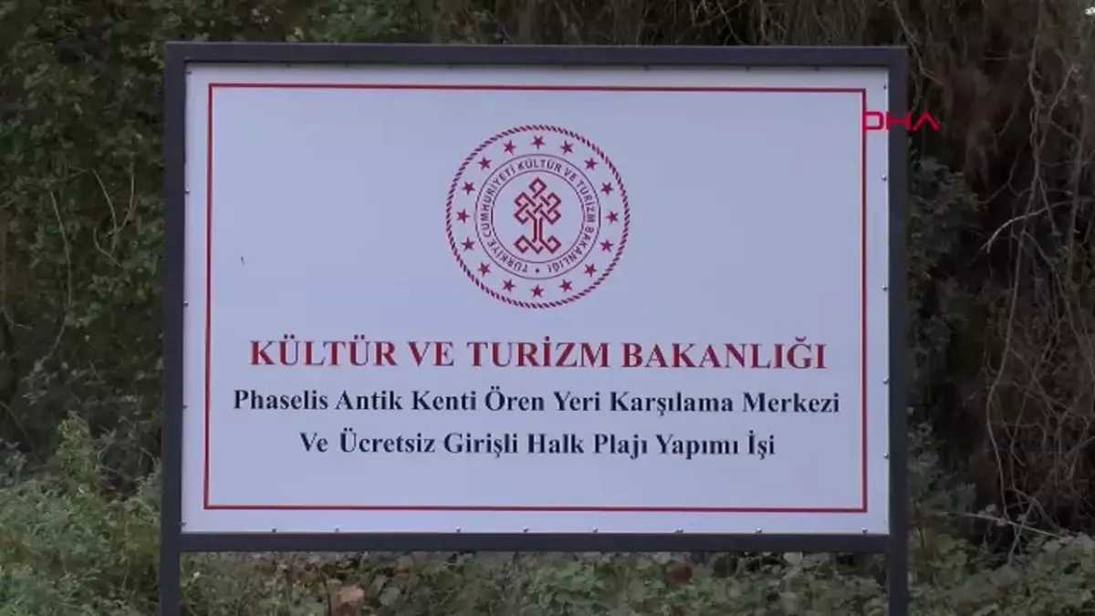 Antalya’daki Phaselis Halk Plajı Projelerine İtiraz Reddi