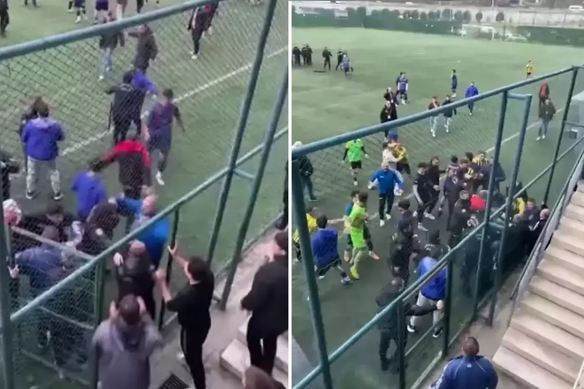 Trabzon’da son düdük sonrası ortalık savaş alanına döndü