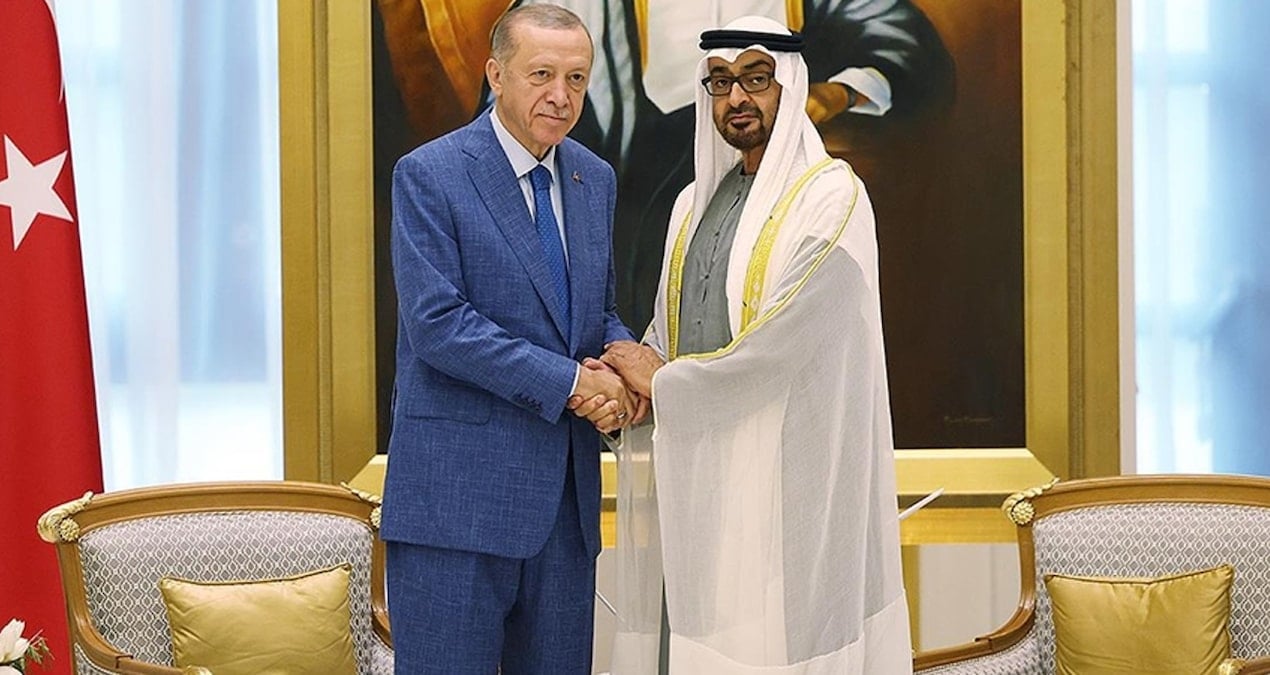 Erdoğan, Birleşik Arap Emirlikleri Devlet Başkanı Al Nahyan ile görüştü