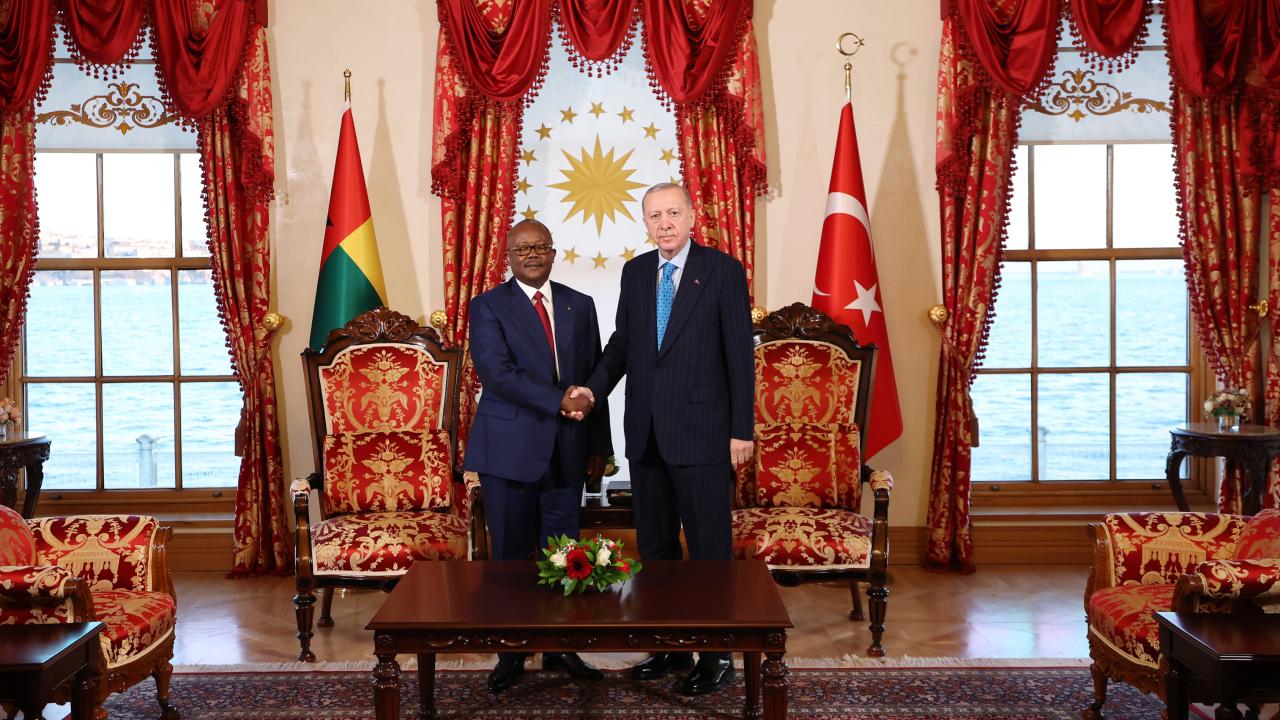 Cumhurbaşkanı Erdoğan, Gine Bissau Devlet Başkanı Embalo’yla görüştü